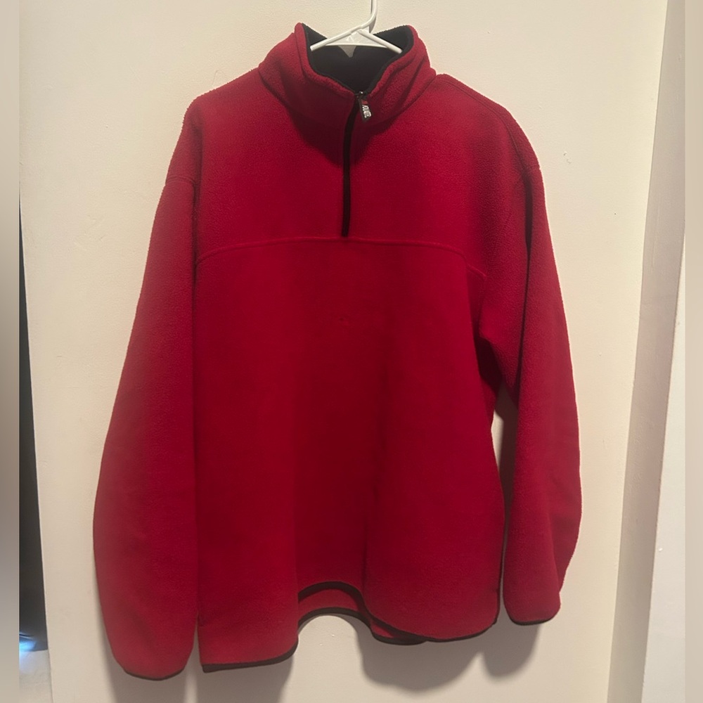Eddie Bauer Polartec fleece zip sweater size Large